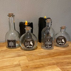 COPY - Target Bullseye playground black candles and potion bottles